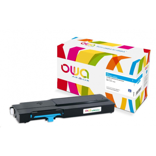 OWA Armor toner pre DELL C2660, C2665, 4000 strán, 593-BBBT, modrá/cyan