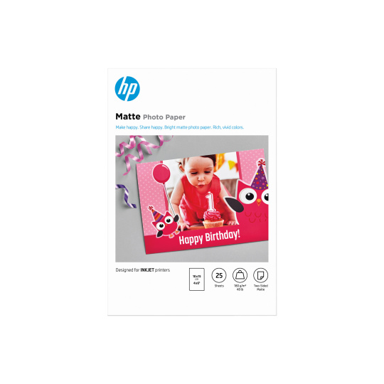 HP Matte FSC Photo Paper 4x6 25 sheets HP Matte FSC Photo Paper 4x6 25 sheets