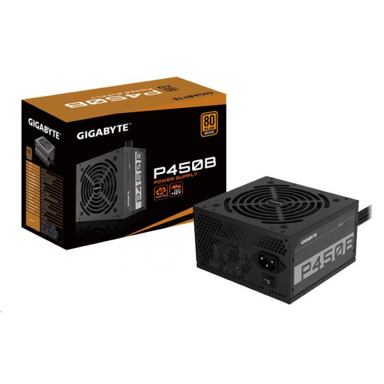 Napájací zdroj GIGABYTE P450B, 450W, 80plus bronze, 12 cm ventilátor