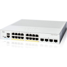 Cisco Catalyst switch C1300-16P-4X (16xGbE,4xSFP+,16xPoE+,120W,fanless) - REFRESH