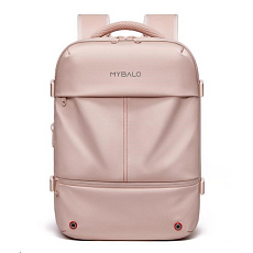 MYBALO Vacuo FLY kompresní cestovní batoh underseat pro RYANAIR - růžový