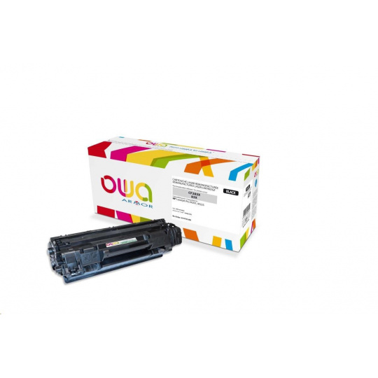 OWA Armor toner pre HP Laserjet Pro M201, M225 JUMBO, 3000 strán, CF283X, čierna/čierna