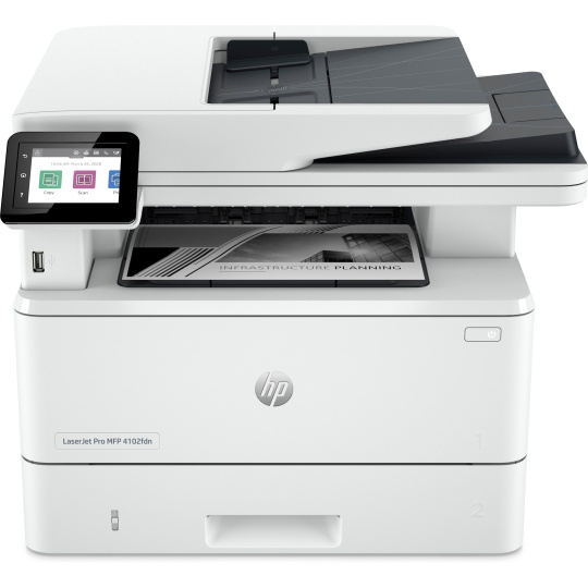 HP LaserJet Pro MFP 4102fdn (40str/min, A4, USB, Ethernet, PRINT, SCAN, COPY, FAX, duplex)