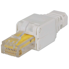 Intellinet konektor RJ45, UTP Cat5e, 1ks samorezný, drôt a kábel