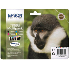 Atrament EPSON čierny + pruh Stylus "Monkey" S20/SX100/SX200/SX400 (T0895) multipack