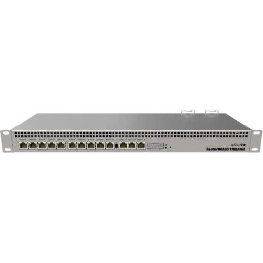 MikroTik RouterBOARD RB1100AHx4 (RB1100x4), 1.4 GHz štvorjadrový procesor, 1 GB RAM, 13x LAN, vrátane. Licencia L6