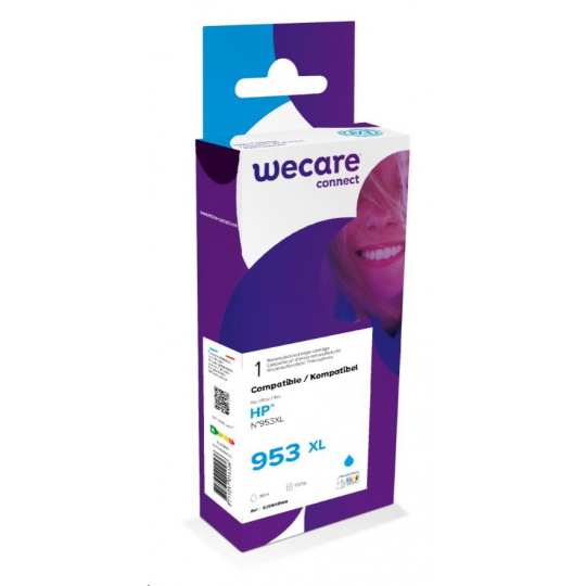 WECARE ARMOR kazeta pre HP OfficeJet Pro 8218, 8710, 8720, 8730, 8740 modrá 26 ml (953XL)