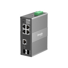 TP-Link OMADA průmyslový switch IES206G (4xGbE,1xGbE/SFPcombo,1xSFP,DIN,IP40,fanless) TP-Link OMADA průmyslový switch IES206G (4xGbE,1xGbE/SFPcombo,1xSFP,DIN,IP40,fanless)