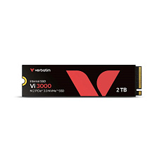 VERBATIM SSD Vi3000 Internal PCIe NVMe M.2 SSD 2TB , W 3000/ R 3300 MB/s VERBATIM SSD Vi3000 Internal PCIe NVMe M.2 SSD 2TB , W 3000/ R 3300 MB/s