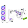 ASROCK Vodní chladič Pro White 360 ARGB, 3x120mm, LGA1851, AM5, bílá