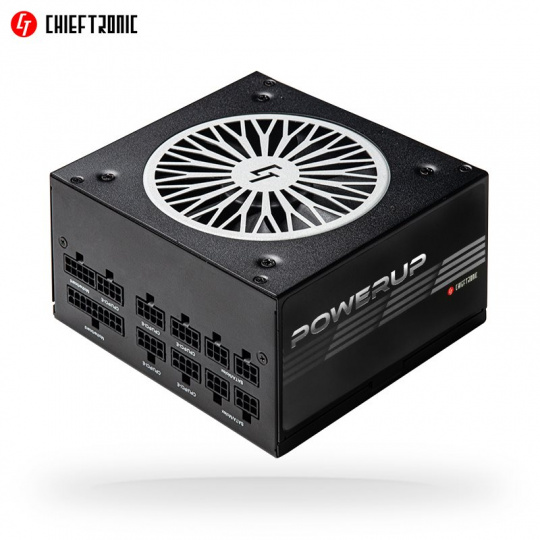 CHIEFTEC Chieftronic PowerUp GPX-650FC, 650W ATX,80PLUS GOLD,kábel-mgt,maloobchod