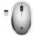 Myš HP Dual Mode Silver Mouse 300 - myš bluetooth, pripojenie k dvom počítačom súčasne