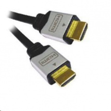 Kábel PREMIUMCORD HDMI A - HDMI A M/M 1m pozlátené a kovové HQ konektory