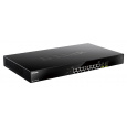 D-Link DMS-1100-10TP 10portový multi-gigabitový PoE inteligentný riadený prepínač, 8x 2,5G PoE, 2x SFP+