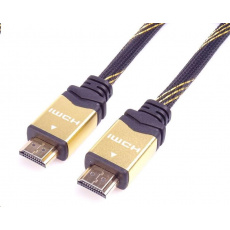 Kábel HDMI PREMIUMCORD 2.0 Vysokorýchlostný + ethernetový kábel HQ, pozlátené konektory, 3 m